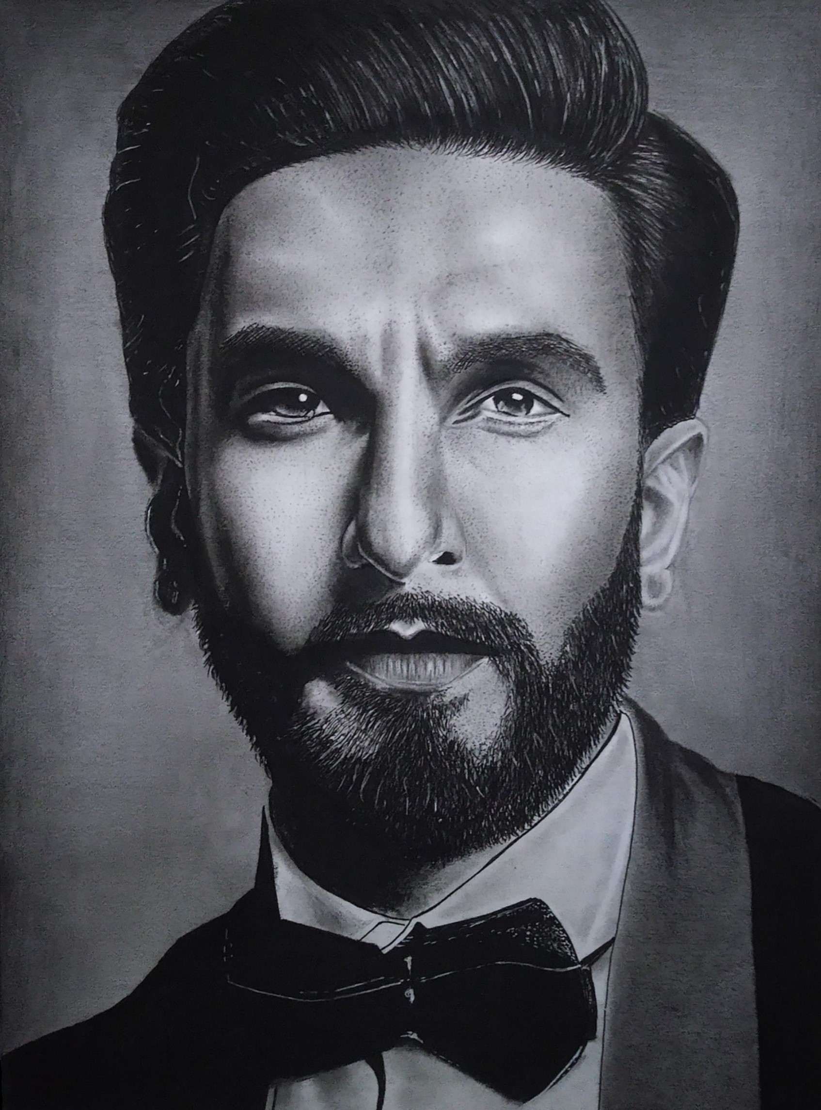 Drawing of Ranveer Singh